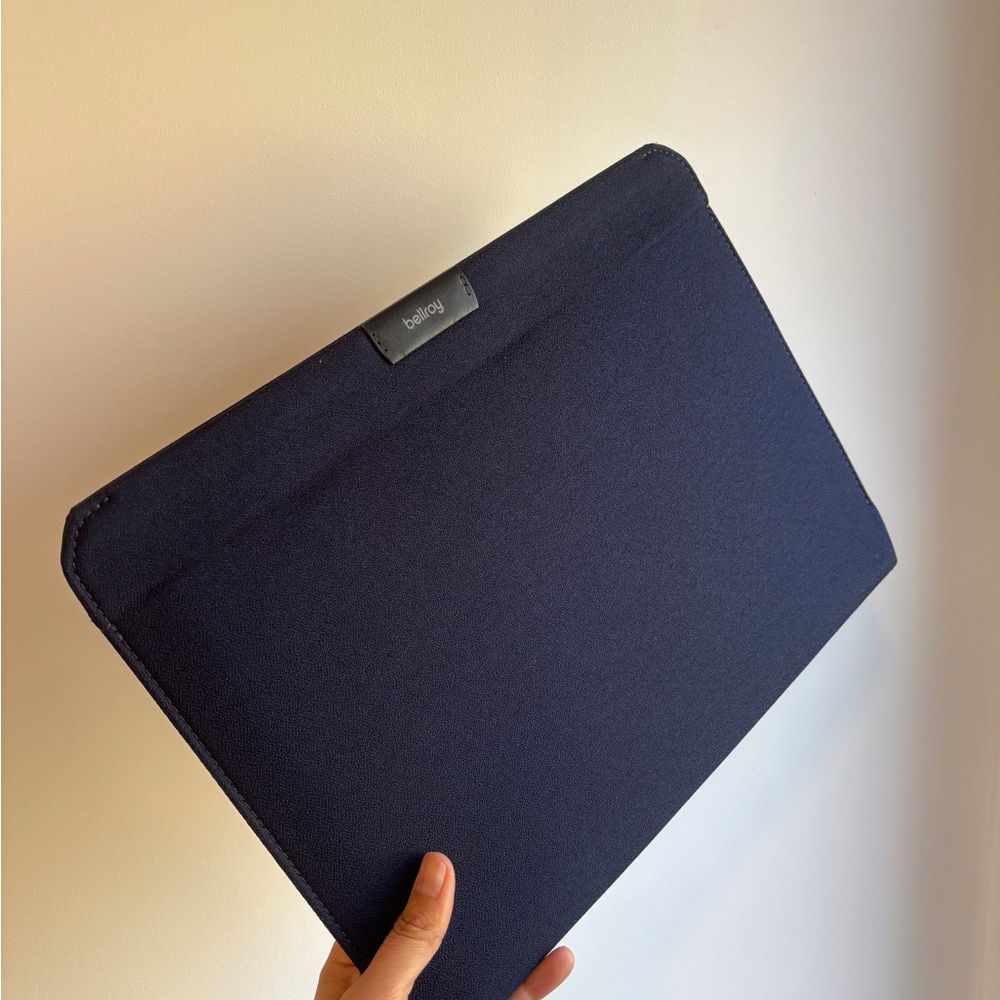Bellroy Blue Tablet Sleeve with Textured Fabric and Smooth Edges